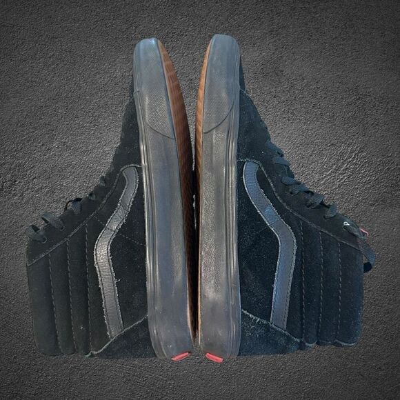 Vans Old Skool Hi Men’s size 9 shoe black skate sneakers 721454 - Picture 5 of 9